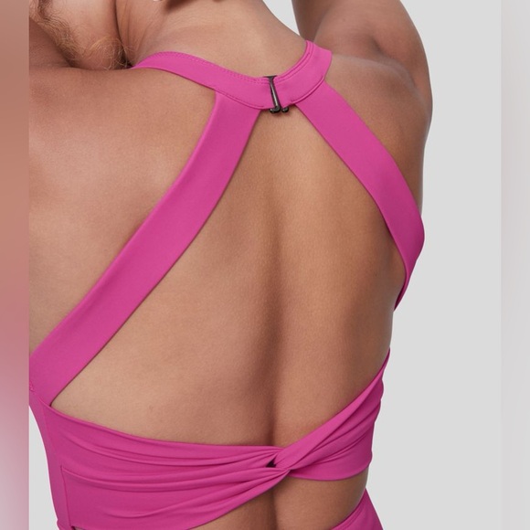 Halara Fuchsia Fedora Backless Crisscross Active Dress-Easy Peezy Edition | NEW! - Picture 5 of 12